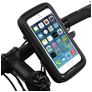 Mobigear Bike Console Mobilholder til cykel Styrmontering Etui Universel (max 14 cm x 6,71 cm) - Sort