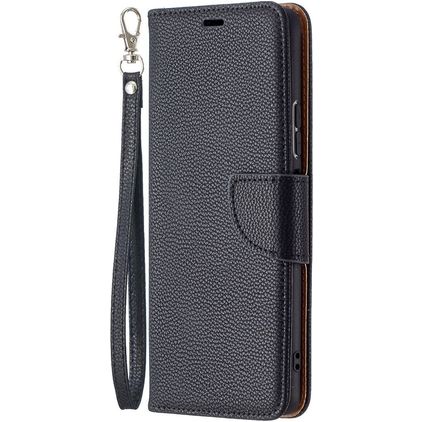 Mobigear Excellent Xiaomi Redmi Note 10 Pro Cover a libro portafoglio - Nero