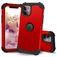 Mobigear Ultra Tough iPhone 11 Hardcase Back cover Antiurto - Rosso