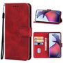 Mobigear Wallet Motorola Moto G72 Plånboksfodral med sedelfack - Röd