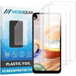 Mobigear LG K61 Ochrona ekranu Folia - Kompatybilna z etui (3 szt.)