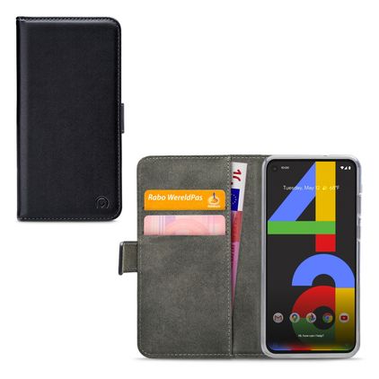Mobilize Classic Gelly Wallet Google Pixel 4a 5G Pungetui med Seddelrum - Sort