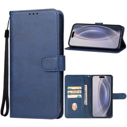 Mobigear Wallet iPhone 16 Pro Etui z klapką typu portfel - Niebieski