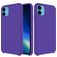 Mobigear Rubber Touch iPhone 11 Silicona Carcasa - Morado