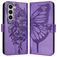 Mobigear Butterfly Samsung Galaxy Z Fold 6 Pungetui med Seddelrum - Lilla