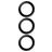 PanzerGlass Hoops Samsung Galaxy S26 Tempered Glass Camera Lens Protector - Case Friendly - Black