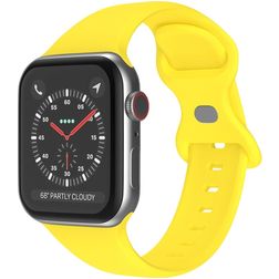 Mobigear Sport Dual Pasek Silikon do Apple Watch Zapięcie na bolczyk - 49/46/45/44 mm - Żółty