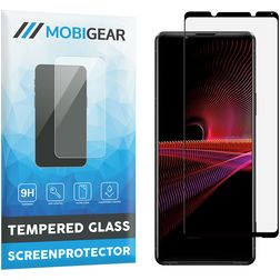 Mobigear Premium Sony Xperia 1 III Vetro Protezione schermo - Compatibile con le cover - Nero