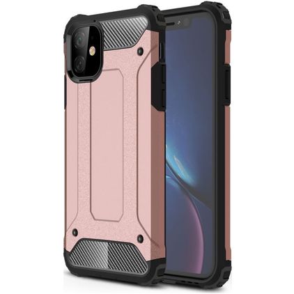 Mobigear Outdoor iPhone 11 Hard Case Back cover Shockproof - Rose Gold