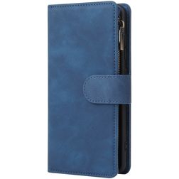 Mobigear Zipper Samsung Galaxy A51 Wallet case - Blue