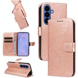 Mobigear Butterfly Samsung Galaxy S26 Plus Wallet case - Rose Gold