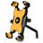 Mobigear PushHold Puhelinteline moottoripyörään Taustapeili Puristin Universaali - Keltainen