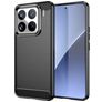 Mobigear Brushed Slim Xiaomi 15 Pro TPU flexible Carcasa - Negro