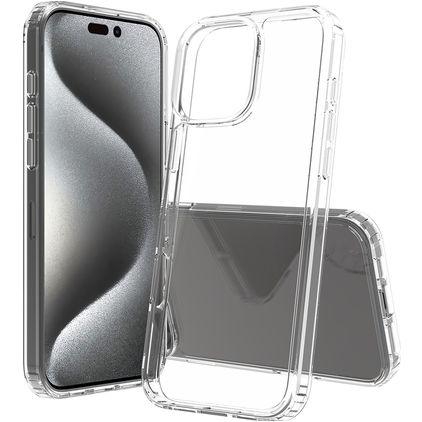 Mobigear Crystal Clear iPhone 16 Pro Max Hard Case Back cover - Clear