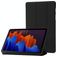 Mobigear Tri-Fold Gel Samsung Galaxy Tab S11 TPU / Leatherette Wallet case - Black