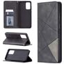Mobigear Rhombus Slim Samsung Galaxy A72 Plånboksfodral - Svart