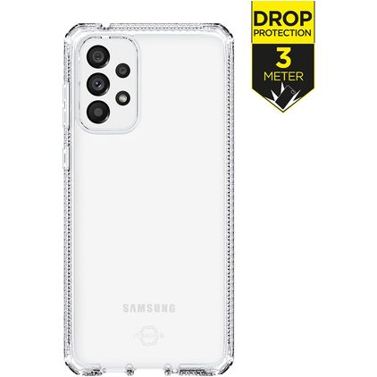 ITSKINS SpectrumClear Transparente Samsung Galaxy A73 TPU flexible Carcasa Antigolpes - Transparente