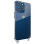 Mobigear Mix & Match Transparente iPhone 13 Pro Max TPU flexível Capa com cordão - Transparente