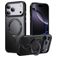 Mobigear Frosted Mag iPhone 17 Pro Max MagSafe Hardcase Back cover con supporto - Nero
