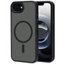 Mobiparts Hardcover iPhone 16e MagSafe Plástico rígido Capa traseira - Satin Black