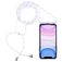 Mobigear Lanyard iPhone 11 TPU flexible Funda con cuerda - Transparente / Blanco