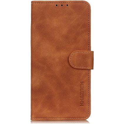 Mobigear Retro Samsung Galaxy S20 Capa livro Carteira - Castanho