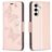 Mobigear Butterfly Samsung Galaxy S23 FE Wallet case - Rose Gold