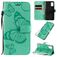 Mobigear Butterfly Samsung Galaxy A41 Cover a libro portafoglio - Turchese