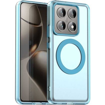 Mobigear Shockproof Xiaomi 14T MagSafe Funda Plástico rígido Carcasa - Azul