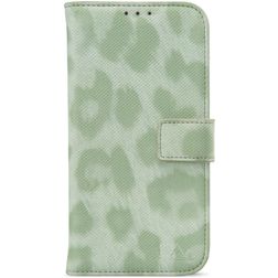 My Style Flex Wallet Samsung Galaxy S23 FE Wallet case - Green Leopard