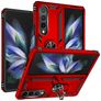 Mobigear Armor Ring Samsung Galaxy Z Fold 4 Hardcase Back cover Antiurto con anello - Rosso