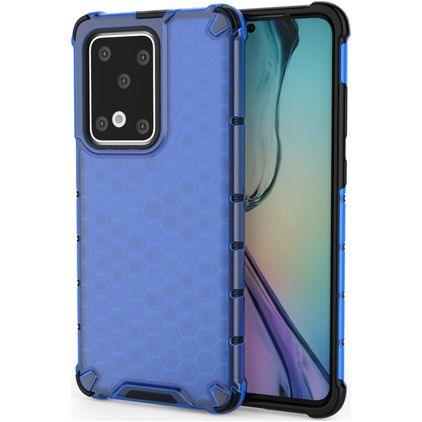 Mobigear Honeycomb Huawei P40 Hard Case Back cover Shockproof - Blue