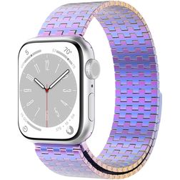 Mobigear London Correa Acero inoxidable Cierre magnético para Apple Watch - 49/46/45/44 mm - Colorido