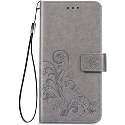 Mobigear Clover Samsung Galaxy A52s 5G Cover a libro portafoglio - Grigio