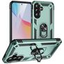 Mobigear Armor ring Samsung Galaxy A36 Hard Case Back cover Shockproof with Ring Holder - Green