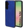 Mobiparts Classic Samsung Galaxy A56 MagSafe TPU / Cuero sintético Carcasa - Sapphire Blue