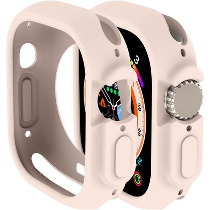 Mobigear Colors Apple Watch Ultra - 49 mm Pevné pouzdro - Růžová