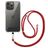 Mobigear Lanyard Universel justerbar mobilsnor - Rød