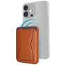 Mobilize Magnet Kortholder - 2 kort - MagSafe-kompatibel - Brun
