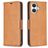 Mobigear Excellent iPhone 17 Funda tipo libro Cartera - Coñac