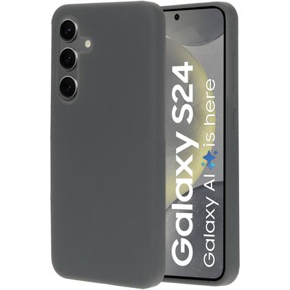 Mobiparts Samsung Galaxy S24 Silikone Bagsidecover - Urban Grey