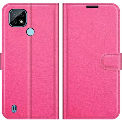 Mobigear Classic Realme C21 Funda tipo libro Cartera - Magenta