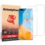 GrizzlyCoat Huawei P40 Pro Hydrogel-TPU Skærmbeskytter - Case Friendly + Monteringsramme (2-pak)