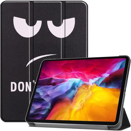 Mobigear Tri-Fold iPad Pro 11 pollici (2022) Cover a libro - Do Not Touch