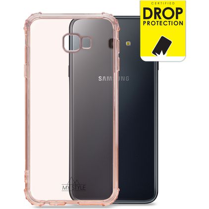 My Style Protective Flex Samsung Galaxy J4 Plus Flexibel TPU Skal Stötsäkert - Soft Pink