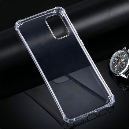 Mobigear Cushion Transparente Samsung Galaxy S20 Plus TPU flexible Carcasa Antigolpes - Transparente