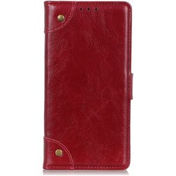 Mobigear Ranch HONOR 8S Plånboksfodral med sedelfack - Vinröd
