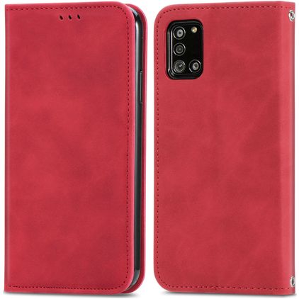 Mobigear Retro Slim Samsung Galaxy A32 5G Pungetui - Rød