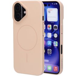 Mobiparts Slim Line iPhone 16 MagSafe Hardcase Back cover - Dune Sand