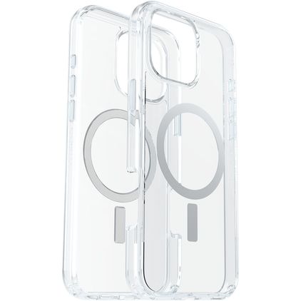 OtterBox Symmetry Plus Transparente iPhone 16 Pro Max MagSafe Plástico rígido Capa traseira Antichoque - Transparente
